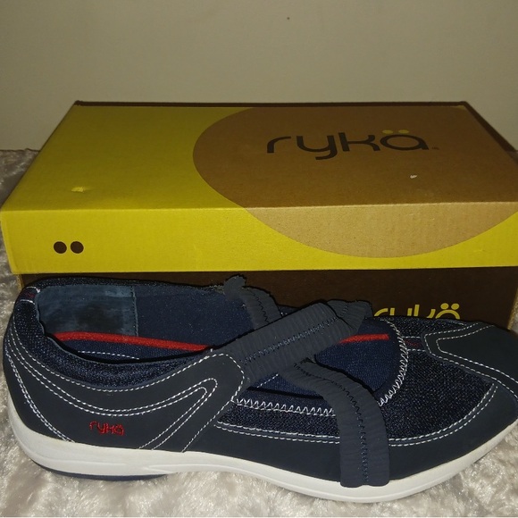 Ryka Shoes - Ryka Kids' Dark Blue and Red Sneakers